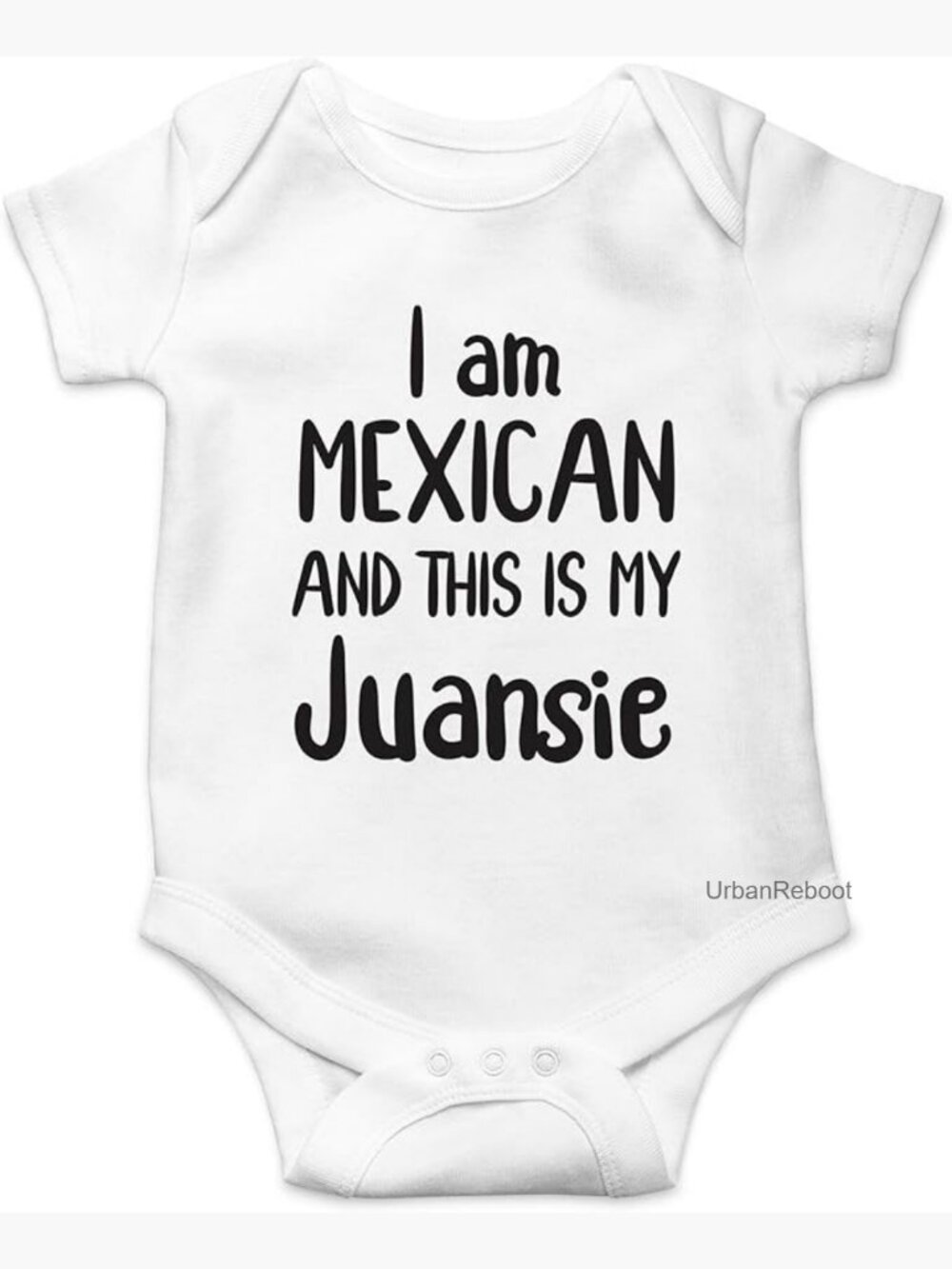 Newborn Unisex Baby Bodysuit Funny Mexican Heritage Onesie
